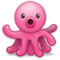 Octopus emoji on Samsung